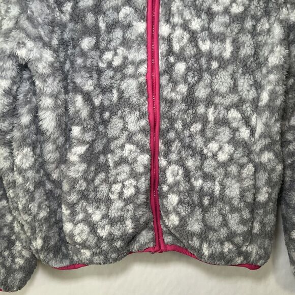 Eddie Bauer Full Zip Sherpa Fleece Hoodie Jacket Youth Girls Size Large 14/16 - Picture 3 of 12
